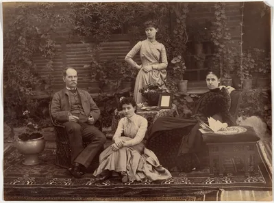Sir Auckland Colvin and Family, Shimla — Lala Deen Dayal