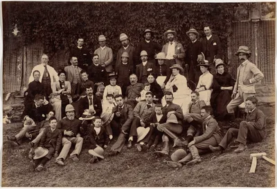 Picnic Party at Mr. Peliti's Country House, Mashobra — Lala Deen Dayal