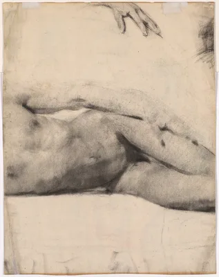 Reclining Male Nude (verso) — Édouard Vuillard