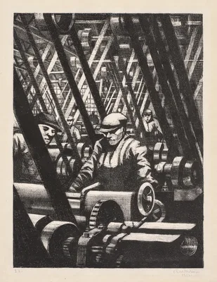 Building Aircraft: Making the Engine — C. R. W. Nevinson