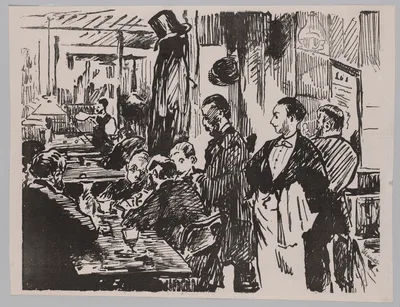 At the Café — Édouard Manet