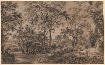 Wooded Landscape — Antonie Waterloo