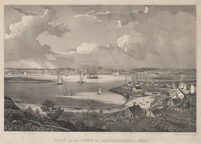 View of the Town of Gloucester, Mass. — Fitz Henry Lane