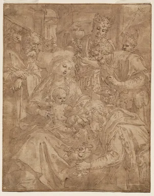 Adoration of the Magi — Maerten de Vos