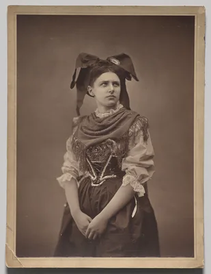 Young Alsacienne Woman — Adolphe Braun