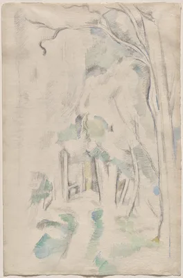 Footpath in the Woods — Paul Cézanne