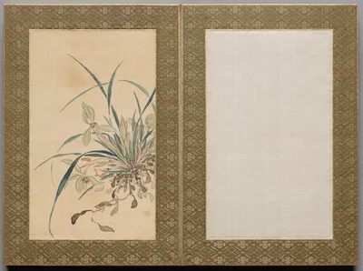 Painting from Flowers and Grasses — Tsubaki Chinzan