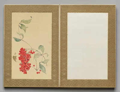 Painting from Flowers and Grasses — Tsubaki Chinzan
