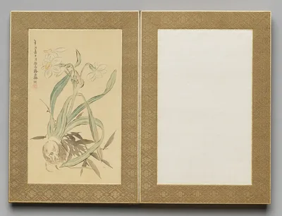 Painting from Flowers and Grasses — Tsubaki Chinzan