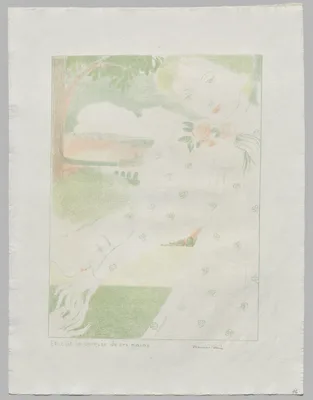 And It Is the Caress of Her Hands — Maurice Denis