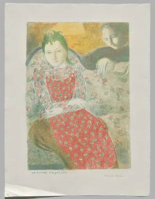 On the Pale Silver Sofa — Maurice Denis