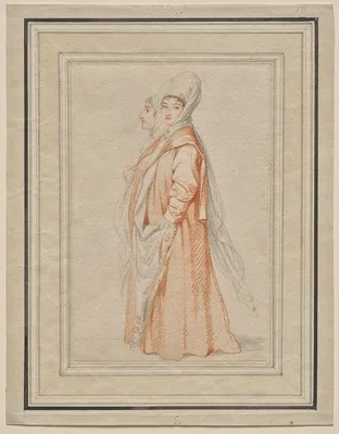 Two Veiled Young Women, probably Lilla Amnani and Her Sister — Richard Cosway