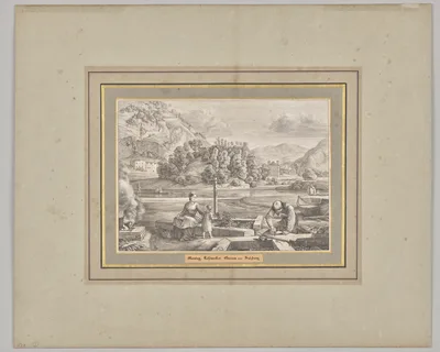 Monday. Rosenecker Garden in Front of Salzburg — Ferdinand Olivier