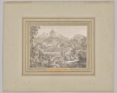 Thursday. Berchtesgaden and the Watzmann — Ferdinand Olivier