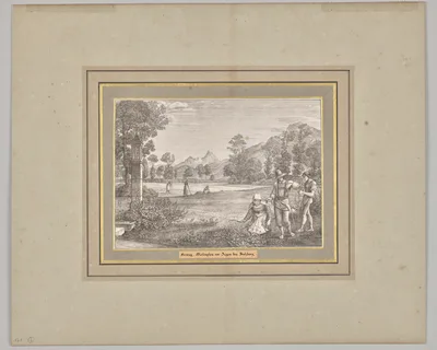 Friday. Meadow Plan in Front of Aigen Near Salzburg — Ferdinand Olivier
