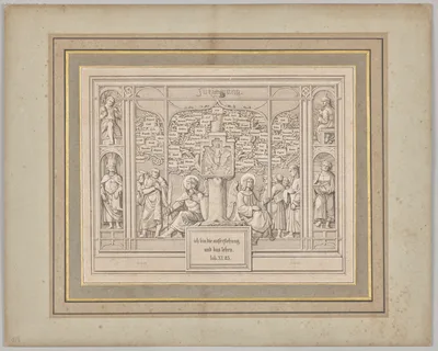 Dedication. John XI, 25 — Ferdinand Olivier