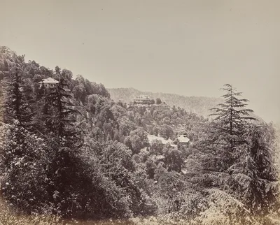 Shimla. The Yarrows and Neighboring Hills — Samuel Bourne