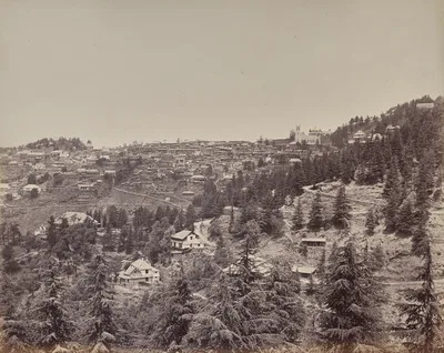 Shimla. View from Oakover House — Samuel Bourne