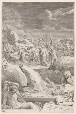 Christ Carried to the Tomb — Claude Mellan
