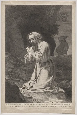 St. Francis — Claude Mellan