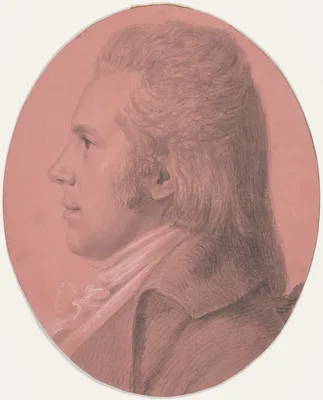 Portrait of Georges Arnold Fitzwilliam — Charles Balthazar Julien Févret de Saint-Mémin