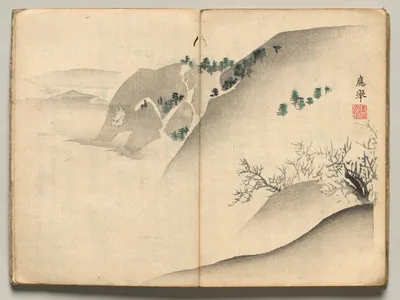 Landscape from Ōkyo Picture Book — Maruyama Ōkyo