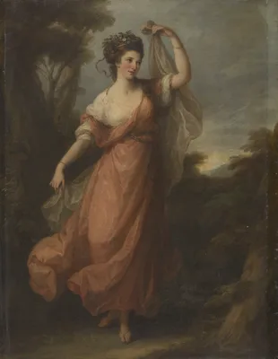 A Dancing Young Woman as Terpsichore — Angelica Kauffmann