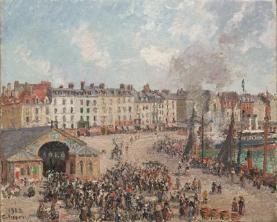 Fishmarket — Camille Pissarro