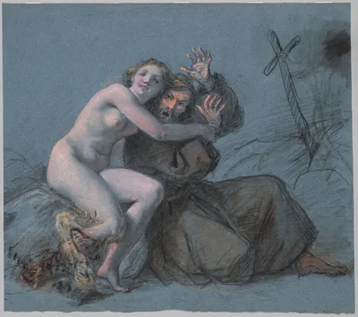 The Temptation of St. Anthony — Julien-Léopold Boilly