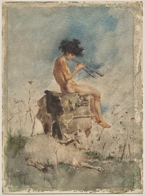 The Pipes of Pan — Mariano Fortuny Marsal