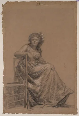 Portrait of a Seated Woman — François-André Vincent
