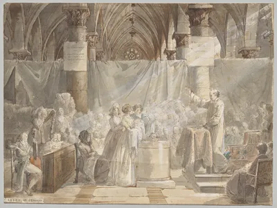 A Christening in Revolutionary France — M. Mallet