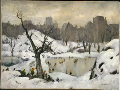 The Park-Winter — Leon Kroll