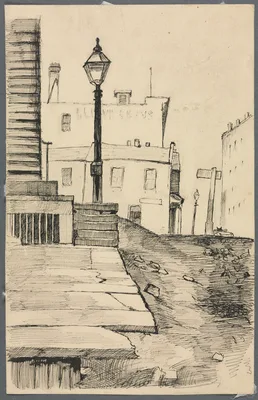 Street Scene, Cleveland — Otto Henry Bacher