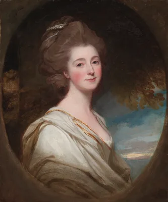 Portrait of Jane Hoskyns — George Romney