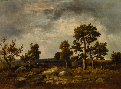 Path Near the Pond of Vipers, Fontainebleau Forest — Narcisse Virgilio Díaz