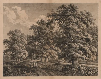 Landscape and Three Figures — Carl Wilhelm Kolbe