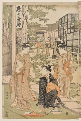 The Shika Teahouse — Utagawa Toyokuni I
