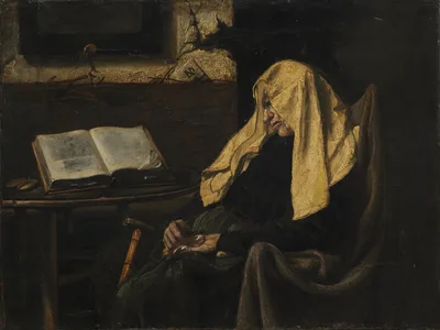Old Woman Asleep