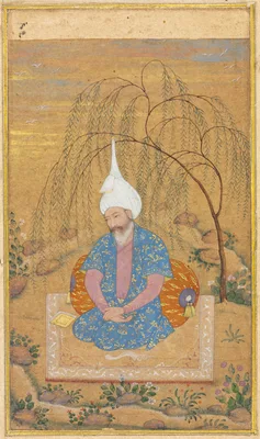 Shah Tahmasp I (1514–1576) Seated in a Landscape