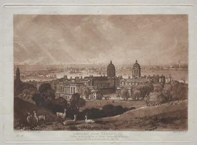 London from Greenwich — J. M. W. Turner