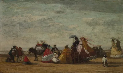 Beach Scene — Eugène Louis Boudin