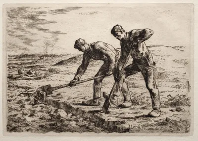 The Diggers — Jean-François Millet