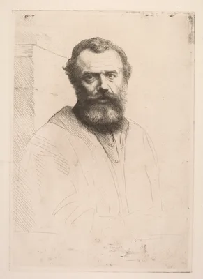 Self-Portrait (Third Plate) — Alphonse Legros