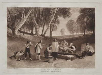 Liber Studiorum:  Juvenile Tricks — J. M. W. Turner