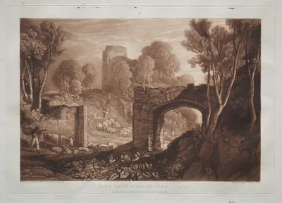 Liber Studiorum:  East Gate, Winchelsea, Sussex — J. M. W. Turner