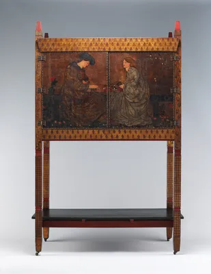 The Backgammon Players — Philip Webb · Sir Edward Burne-Jones · Morris, Marshall, Faulkner & Co.