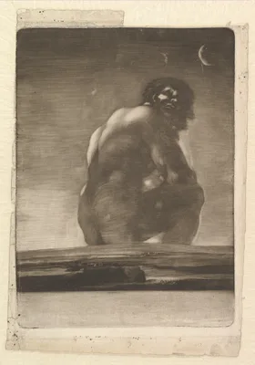 Seated Giant — Francisco Goya