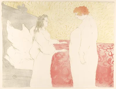Getting Up, from the series Elles — Gustave Pellet · Henri de Toulouse-Lautrec
