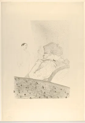 Brandès In Her Box — Edouard Kleinmann · Henri de Toulouse-Lautrec